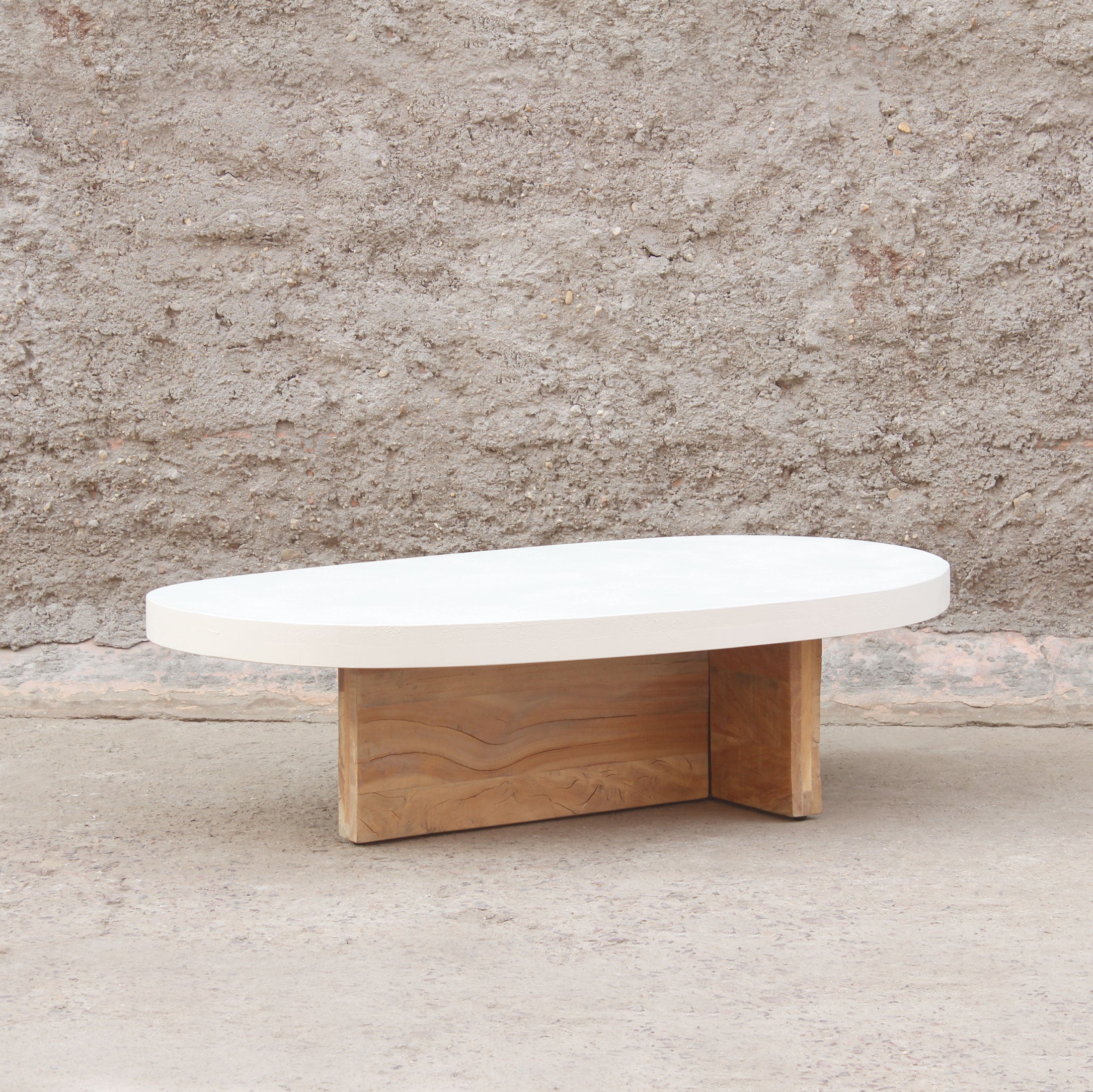 Mesa de Centro de Efecto Cemento Ibiza