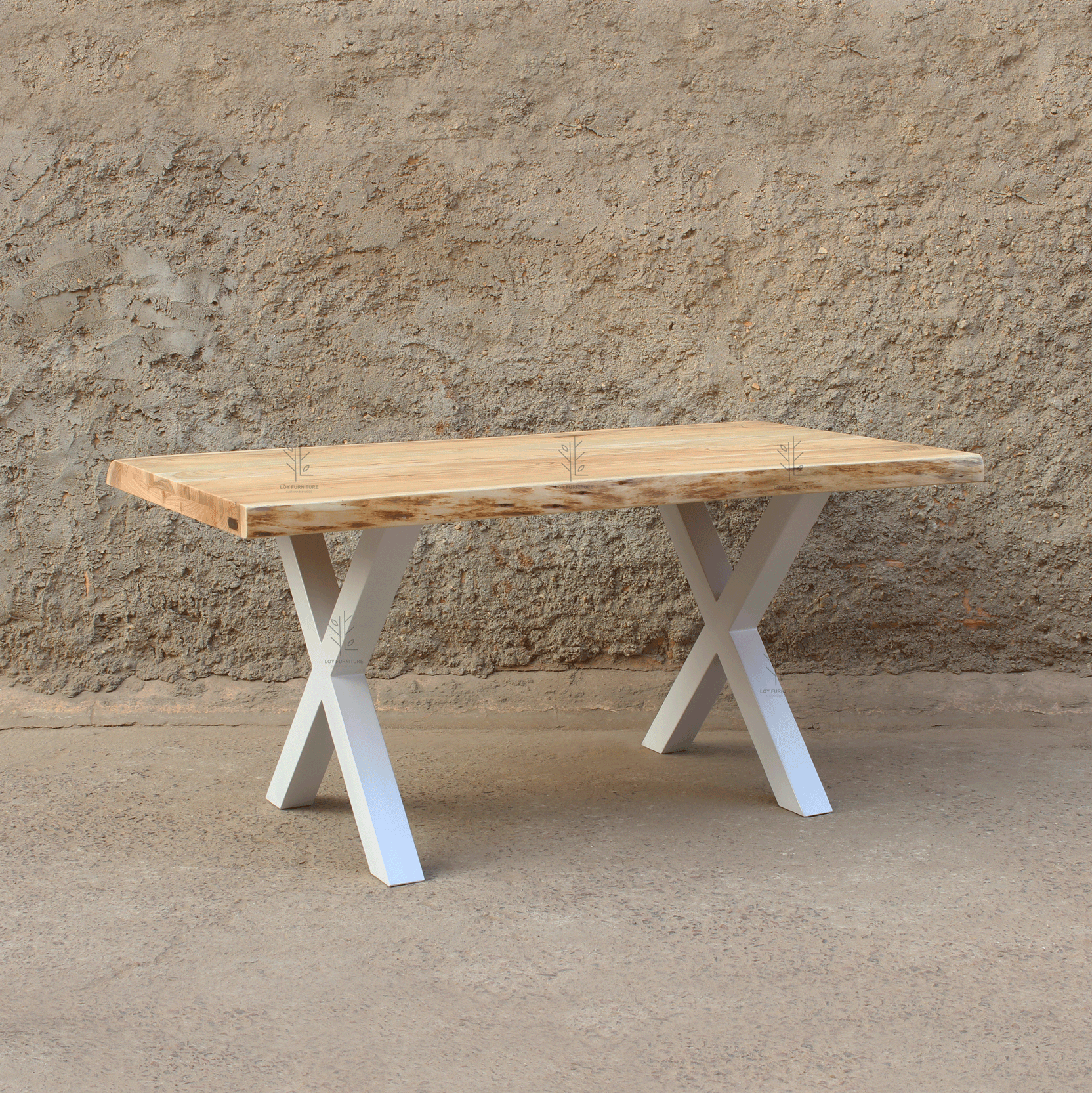 Mesa de Comedor 160cm en Acacia Ibiza