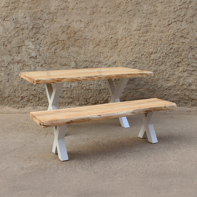 Mesa de Comedor 160cm en Acacia Ibiza