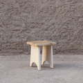 Mesa Auxiliar Rectangular de Efecto Cemento Ibiza