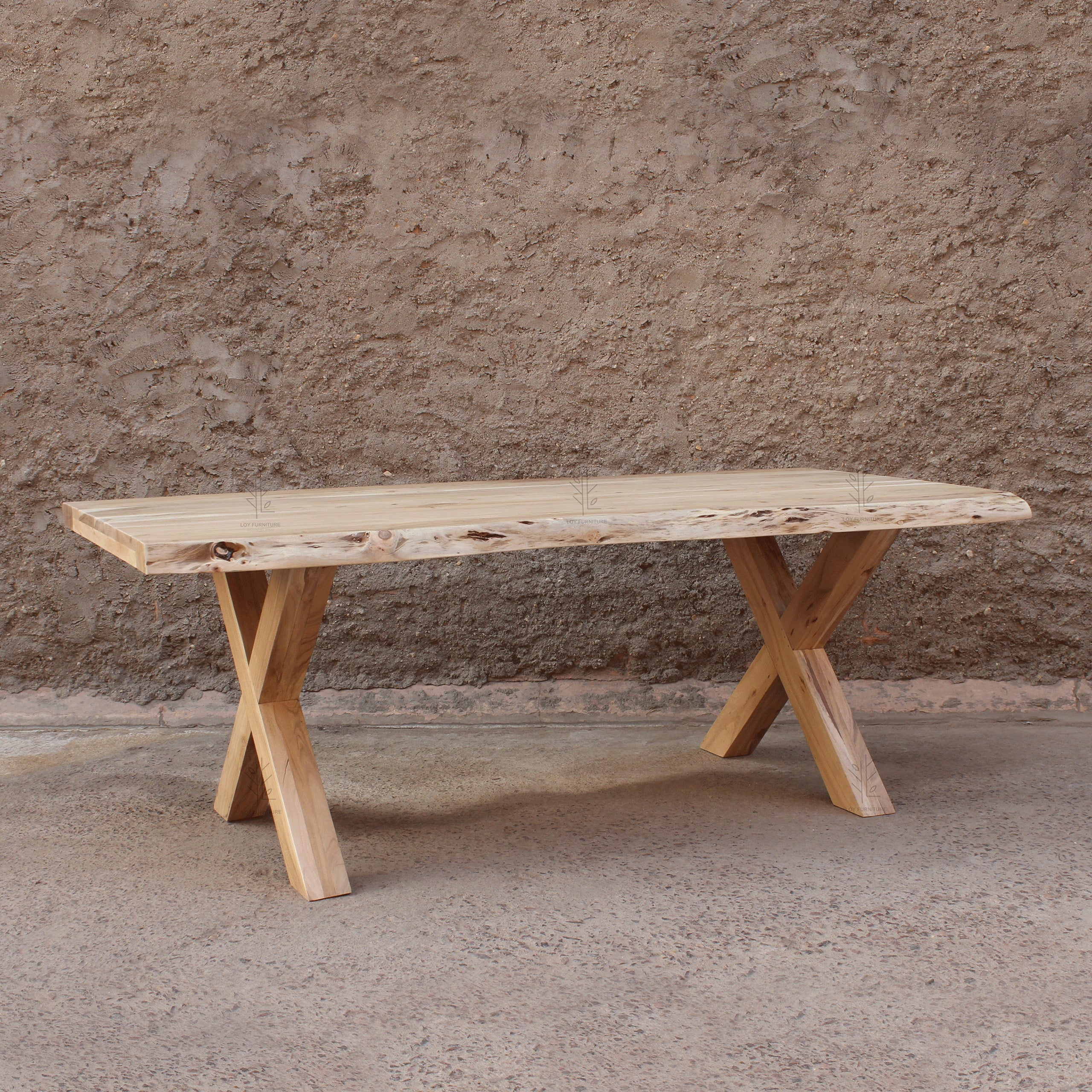 Mesa de Comedor 160cm en Acacia Ibiza