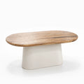 Mesa de Comedor Ovalada 160cm de Madera Reciclada Ibiza