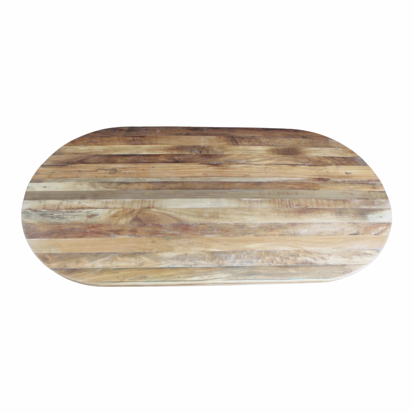 Mesa de Comedor Ovalada 160cm de Madera Reciclada Ibiza
